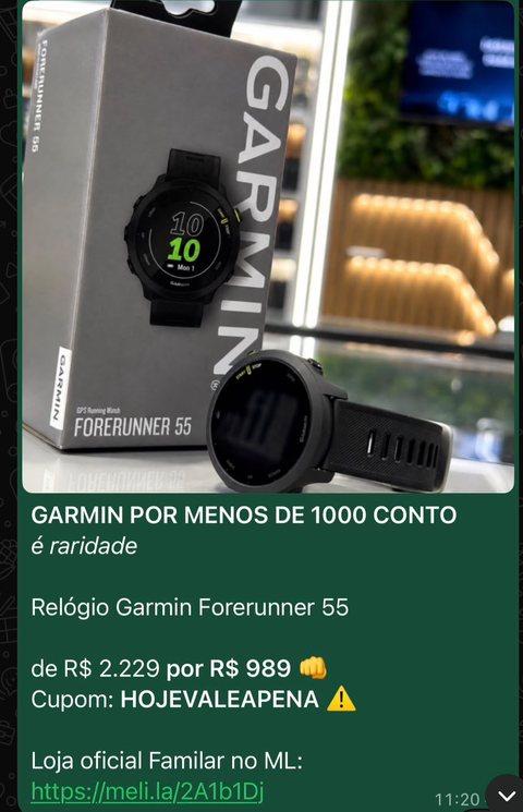 Relógio Garmin Forerunner 55