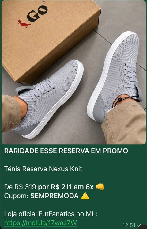 Tênis Reserva Nexus Knit